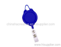 ski lock retractable badge holder,card holder with pvc button