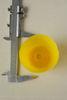 Custom plastic flower pot , Yellow peat pots for seedlings / flower