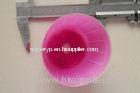 Transplanting Nursery Flower Pots 90mm , small hdpe and pink with hole