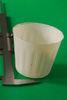 120mm Nursery Flower Pots indoor , 820CC White for plants