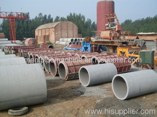  Roller Spun Concrete Pipe Making Machine 