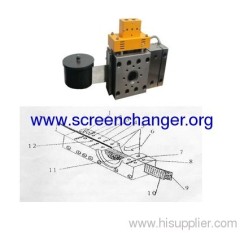 Automatic mesh belt screen changer-melt filter