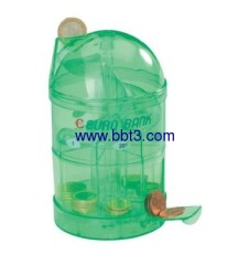 Promotional eco plastic transparent euro coin sorter