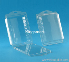 Vacuum plastic forming clamshell packaging