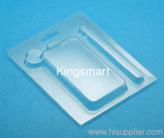 Vacuum formed plastic clamshell packaging