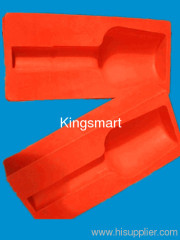 Vacuum forming plastic flocking blister trays for cosmetics