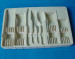 Vacuum forming flocking blister trays for cosmetics