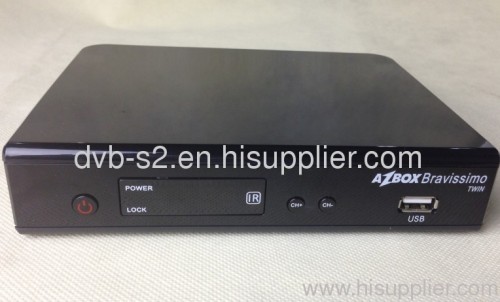 dual satellite receiver bravissimo twin