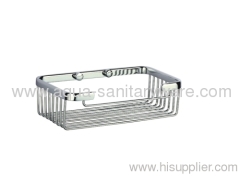 Rectangle Brass Soap Basket