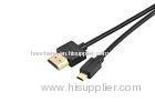 24k gold plated Type D to Type A Hdmi Cable to micro hdmi cable