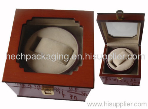 single watch winder with high glossy finish