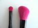 Double ended makeup brushes