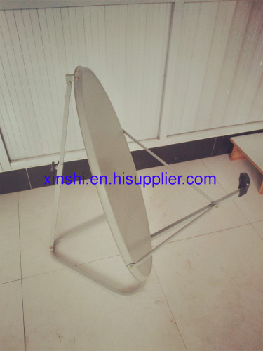 Ku 75cm triangular satellite dish 