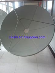 Outdoor satellite dish C band