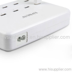 60W USB AC Charger with 10-PORT LS-10U