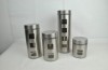 storage jar with stainless steel