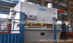 Steel sheet guilllotine shear