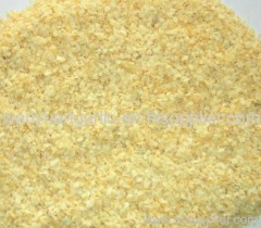 Dried garlic granules grains