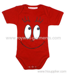 baby boy bodysuite with front print