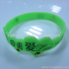 OEM brand silicone bracelets WELCOME YOUR DESIGN