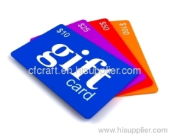 Cheap PVC gift card