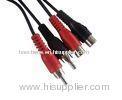 15m RCA Interface Cable 2RCA Male to female AV Cable extension