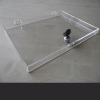 Lockable clear acrylic box