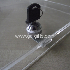 Lockable clear acrylic box
