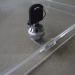 Middle sized lockable clear acrylic box