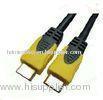 3D TV 19 pin 30 AWG High Speed HDMI Cables , 1.4 / 1.3 Version