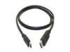 1080p 2.25Gbps Gold Plated 3D HDMI Cable , Black UL 20276 HDMI Cables