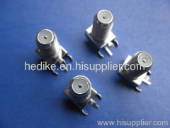 F connector with brackets for set top box