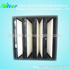 V-cell combined HEPA filter