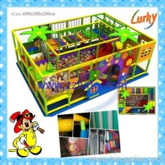 New design indoor playground/inflatable amusement park/soft play for selling