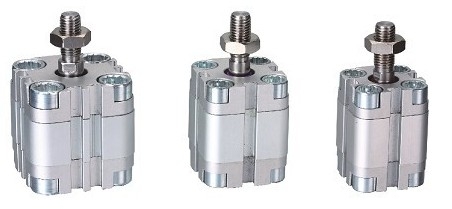 compact pneumatic cylinder thin cylinder round barrel cylinder