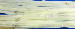 3# nylon zipper in raw color with P/L slider 115cm easy for bedding and other DIY projects