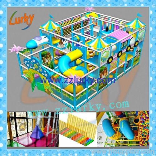 New design indoor playground/inflatable amusement park/soft play for selling