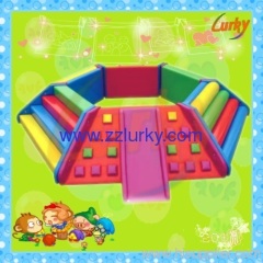 New design indoor playground/inflatable amusement park/soft play for selling