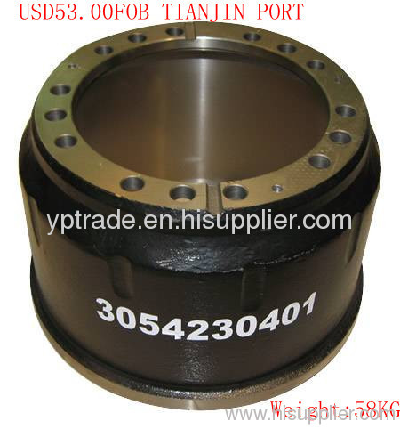 Supply China Made Mercedes Benz Truck Brake Drums