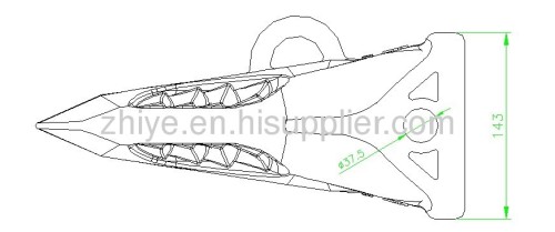 carbon steel bucket tooth FC550RC