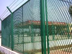 expandable sheet metal diamond mesh