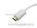 UL20276 Mini Displayport Cables , Male To Male Mini DP To HDMI Cable