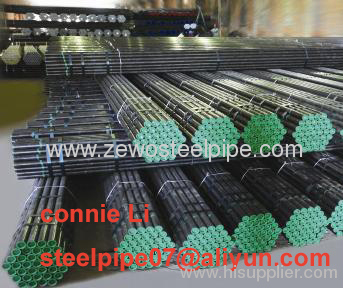 API 5L seamless steel pipes with plastic cap