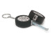 Racing tire retractable tape measure key holder,tyre steel measuring tape