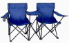 blue plastic armrest chairs