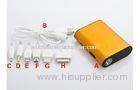LED Portable Power Bank , Gold Smart Phone Charging Station