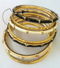 pressed filigree bangle set