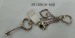 Fashion metal key charm