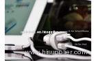 White 12V - 24V Automatic Car Charger For Iphone 4 / 4S / 5