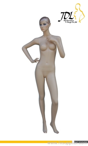 Realistic Female Mannequin with Sculpted Hair